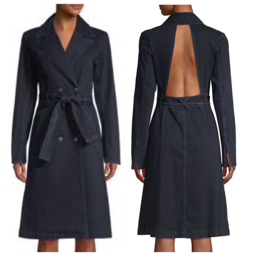 Marissa Webb Ross Denim Trench Dress